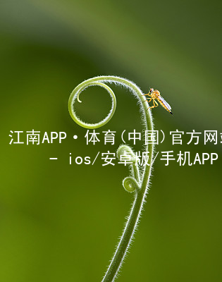 江南APP·体育(中国)官方网站 - ios/安卓版/手机APP下载江南APP网页版首页