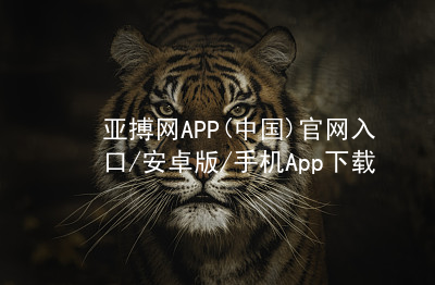 亚搏网APP(中国)官网入口/安卓版/手机App下载亚搏app下载登录