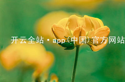 开云全站·app(中国)官方网站kaiyun.kaiyun.com注册